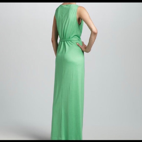 DVF Yazhi Sleeveless Wrap Maxi Dress - Picture 2 of 5
